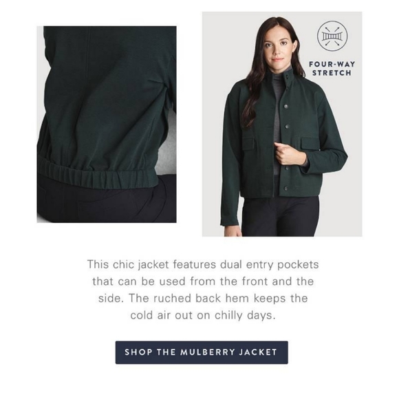 Kit and Ace Mulberry Bomber Jacket Black Size Medium - Picture 15 of 16